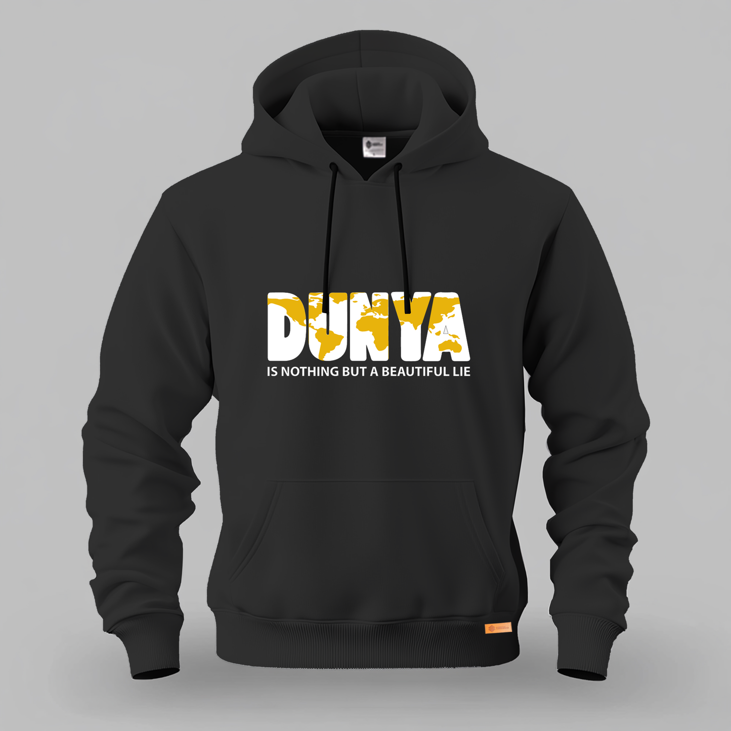 Dunya Is Nothing But Beautiful Lie | Kangaroo Hoodies | Pre Winter Sale