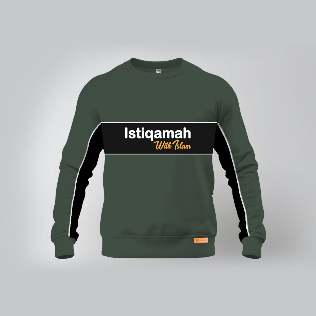 Istiqamah With Islam | Sweetshirt | Winter Sale