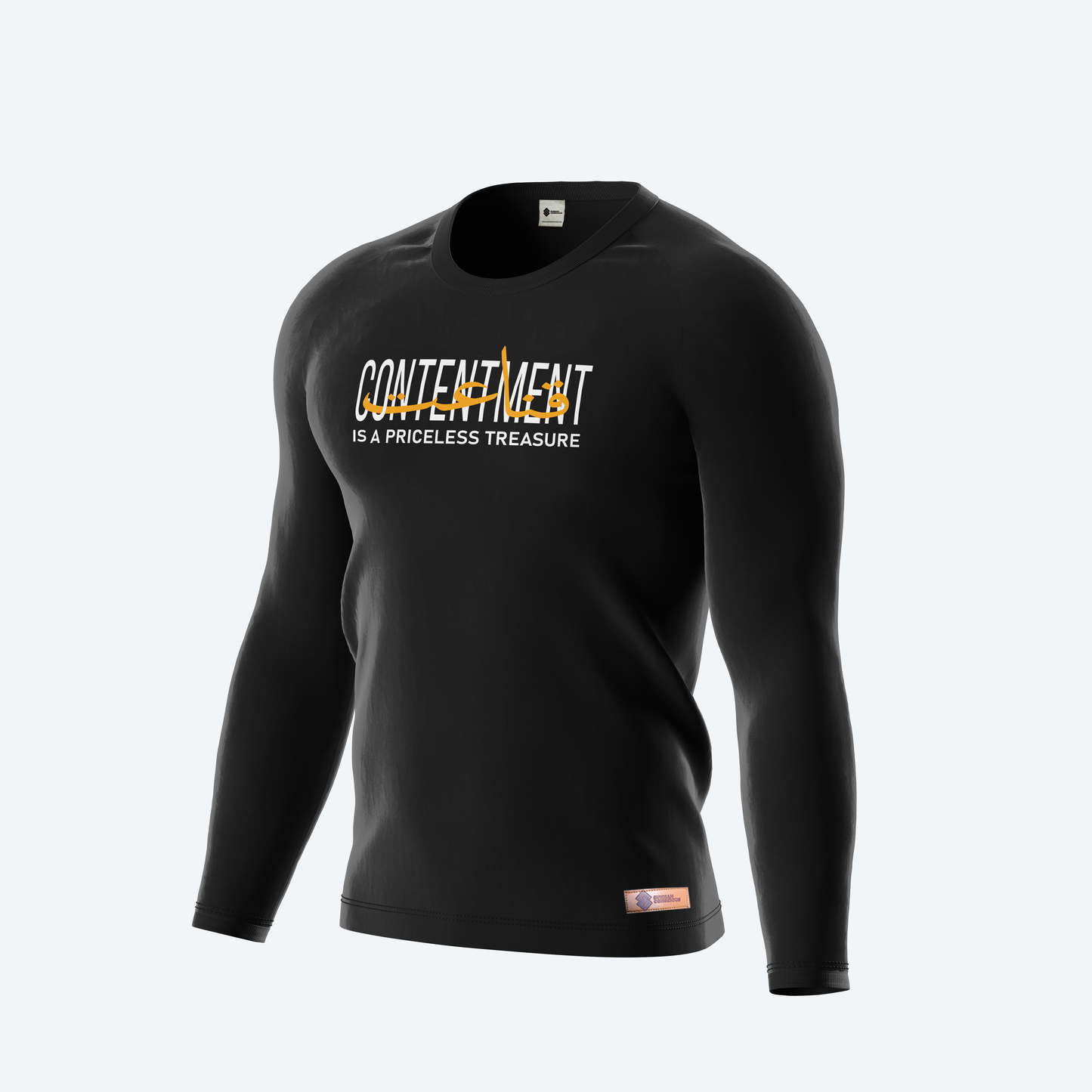 Contentment is a priceless treasure Full Sleeves Shirt