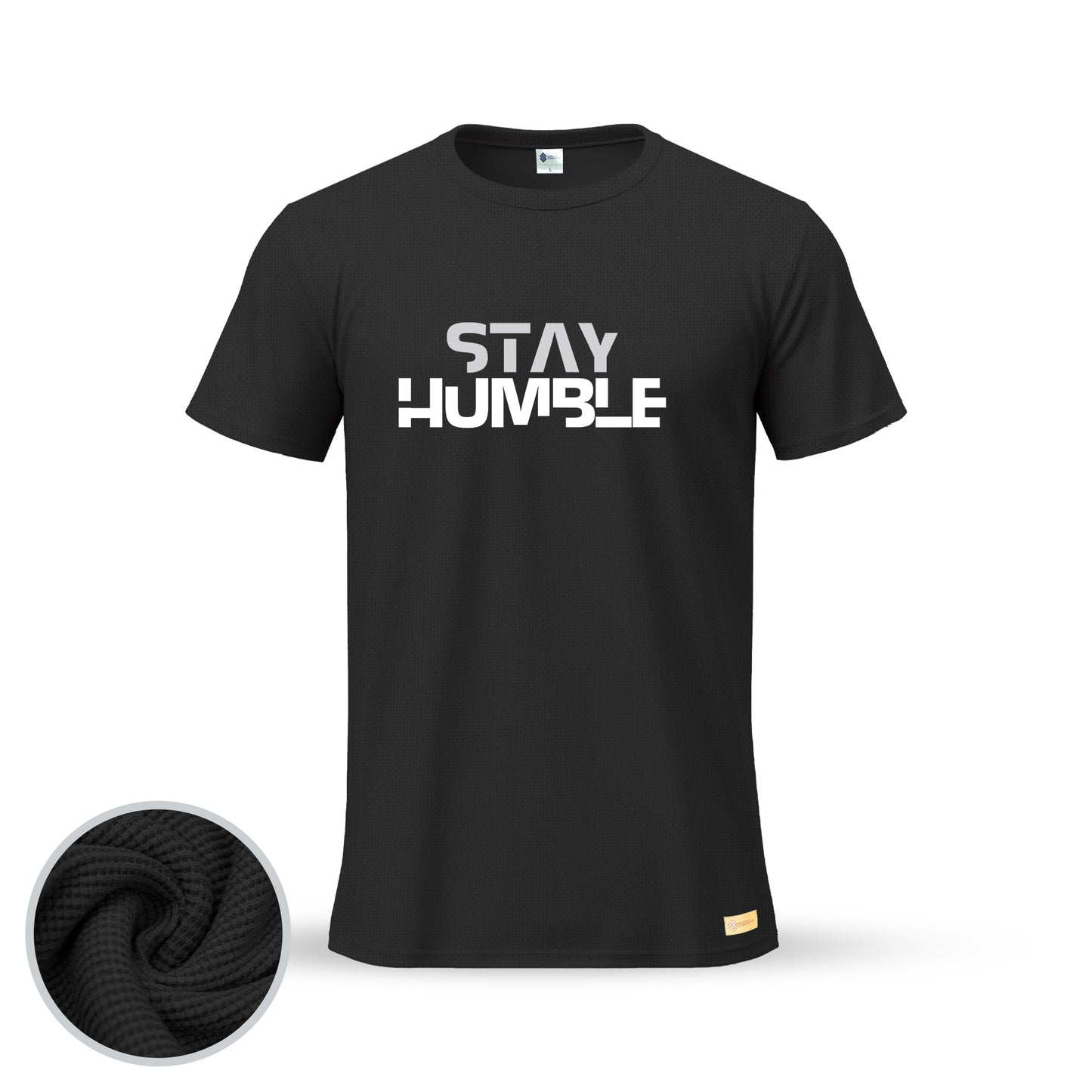 Stay Humble | Thermal Round Neck T-Shirt for Men