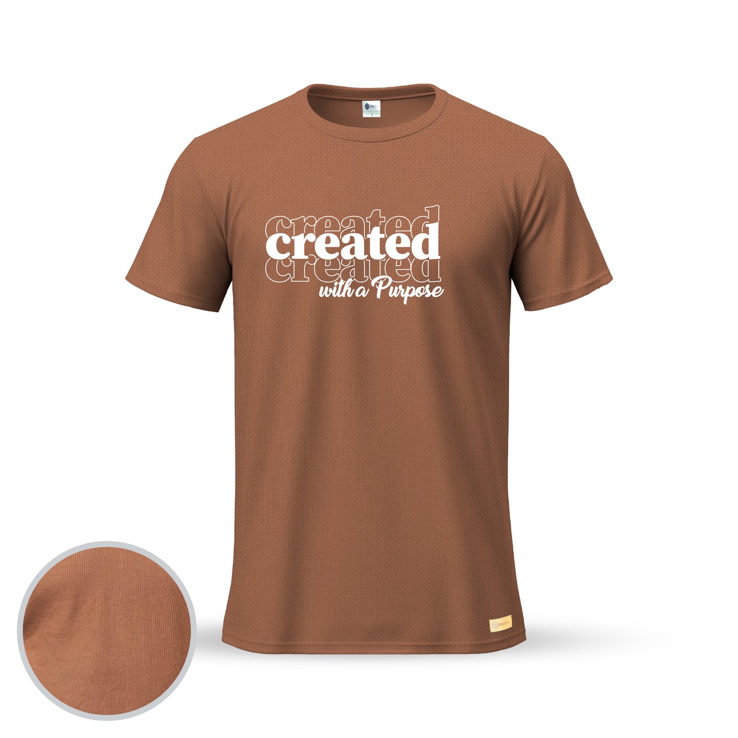 Created with a Purpose | Thermal Round Neck T-Shirt for Men