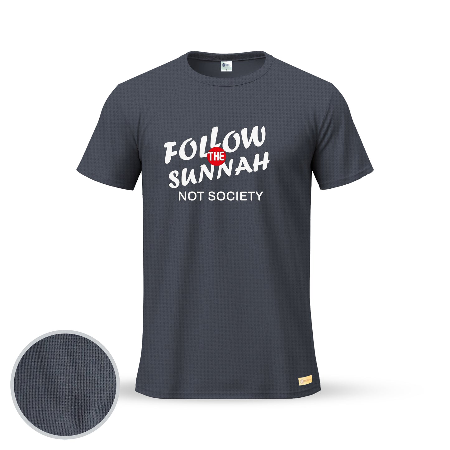 Follow The Sunnah Not Society | Thermal Round Neck T-Shirt for Men