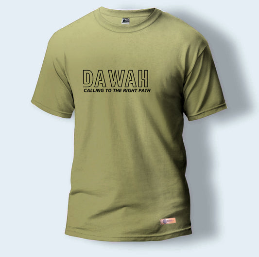 Dawah Calling to the Right Path | Round Neck T-Shirt for Men