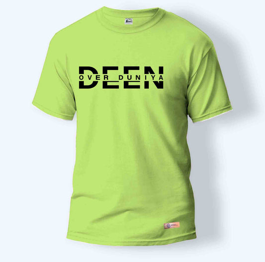 Deen Over Duniya | Round Neck T-Shirt for Men