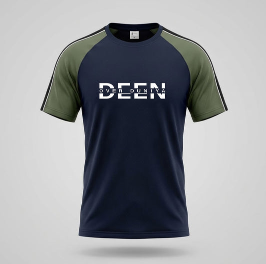 Deen Over Dunya | Dry Fit Round Neck T-Shirt