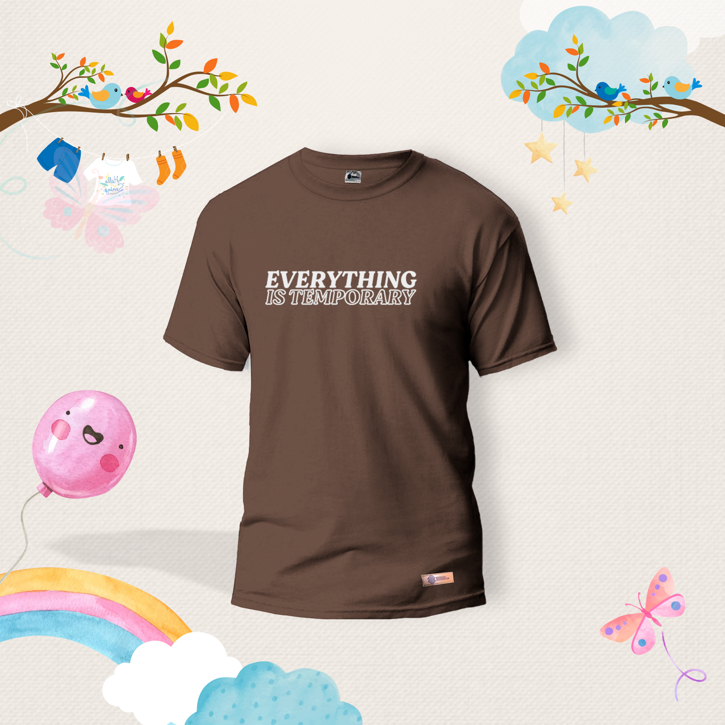 Everything is Temporary Kids Shirts