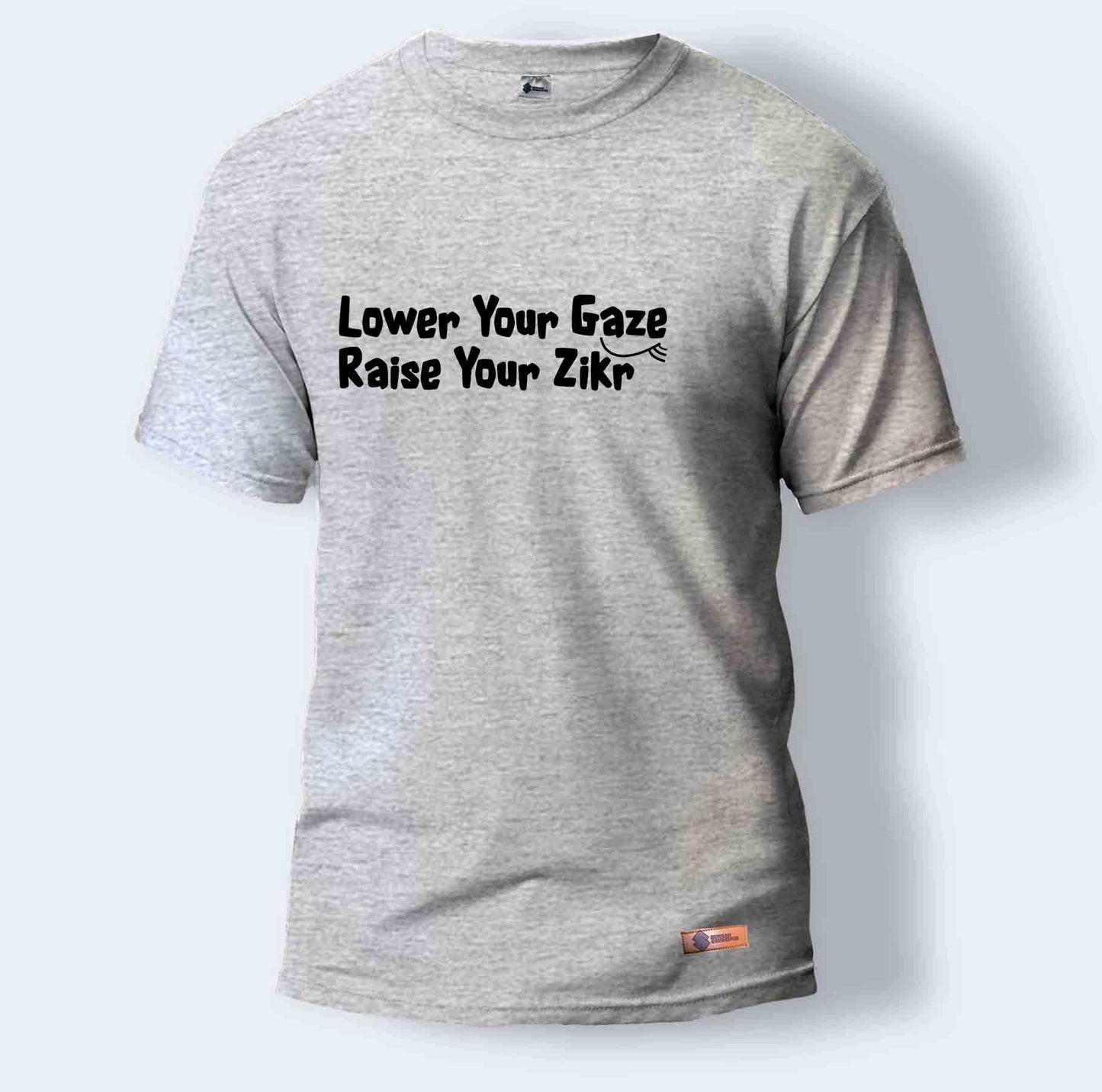 Lower Your Gaze, Raise Your Zikr | Round Neck T-Shirt for Men