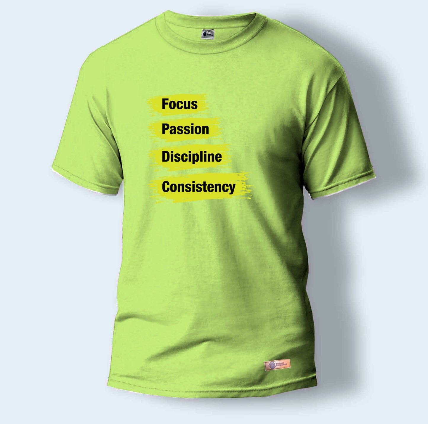 Focus, Passion, Discipline and Consistency | Round Neck T-Shirt for Men
