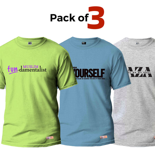 Pack of 3 Round Neck Shirt