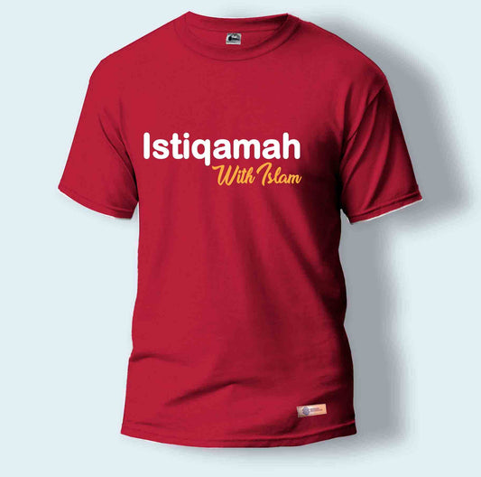 Istiqamah With Islam | Round Neck T-Shirt for Men