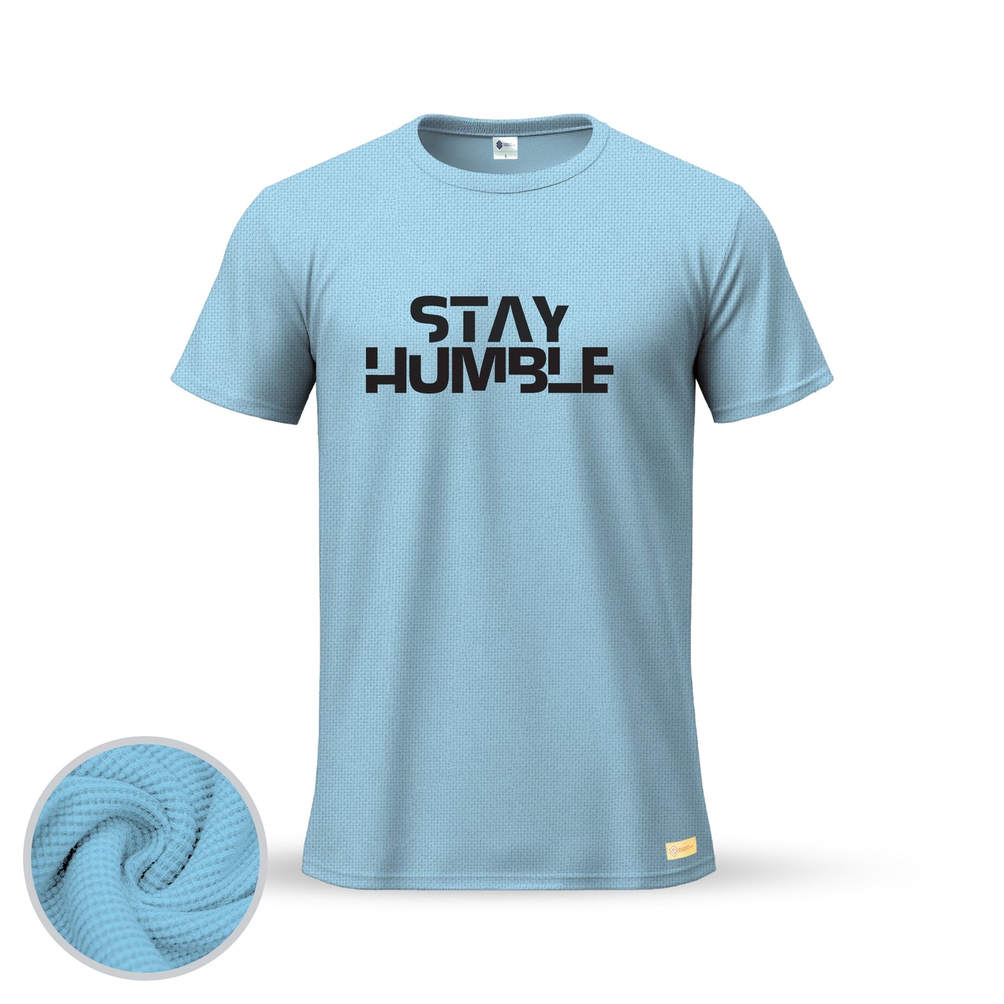 Stay Humble | Thermal Round Neck T-Shirt for Men