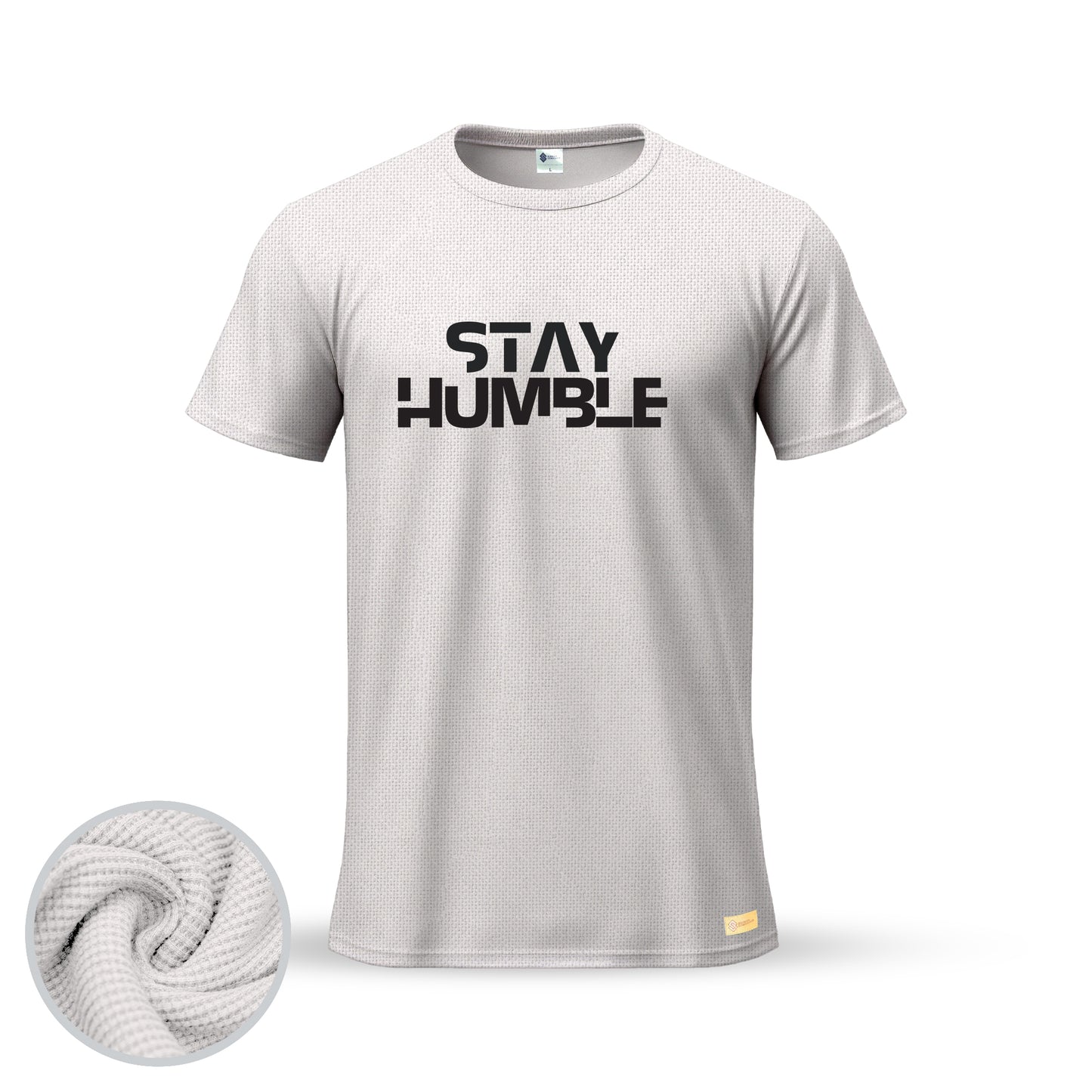 Stay Humble | Thermal Round Neck T-Shirt for Men