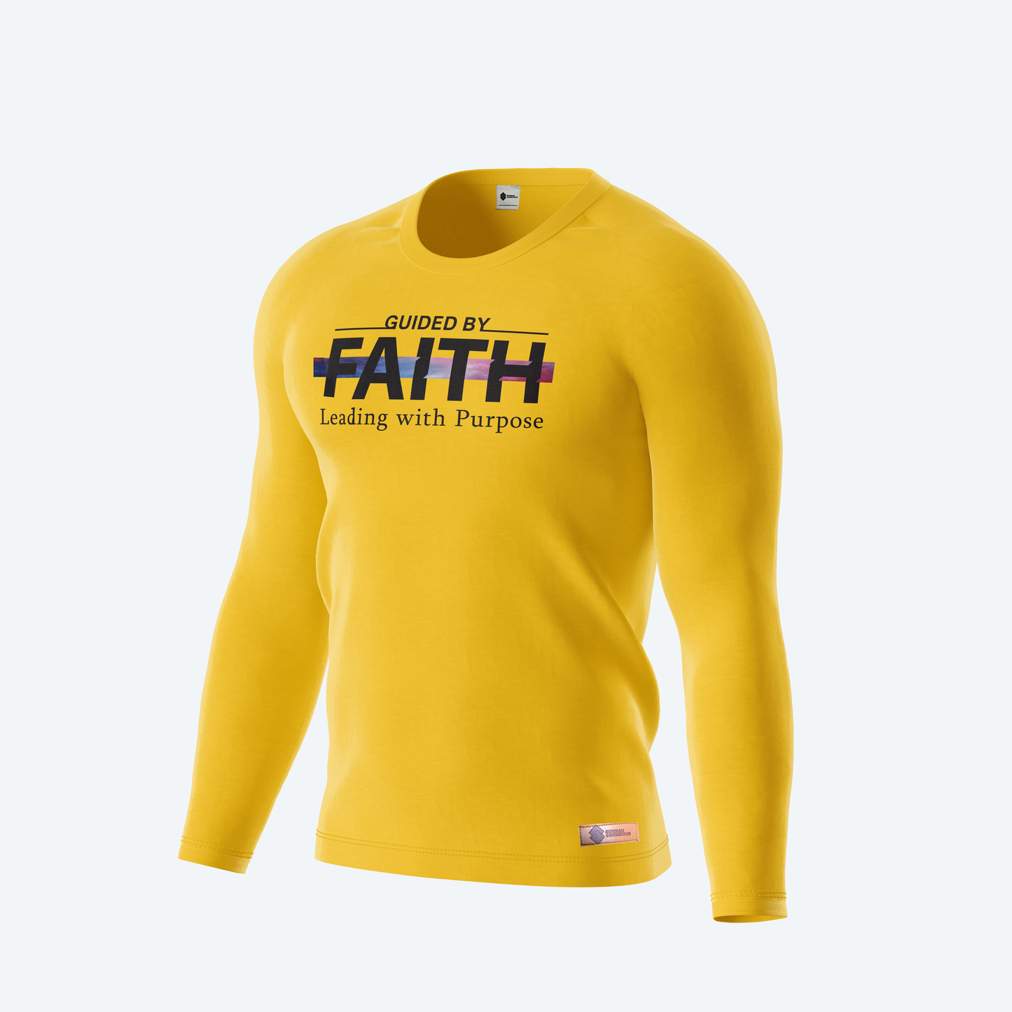 Guided By Faith Leading with Purpose Full Sleeves Shirt