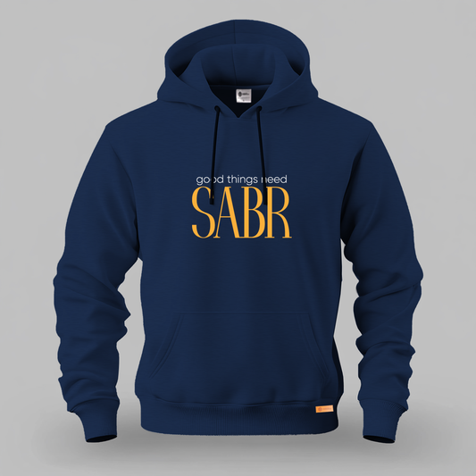 Good Things need Sabr Kangaroo Hoodie