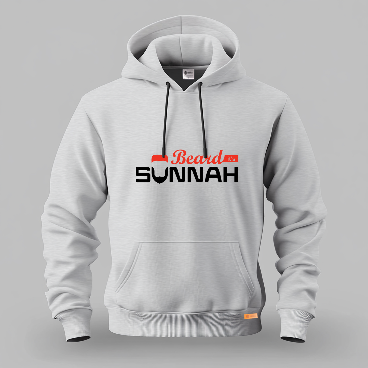 Beard Its Sunnah Kangaroo Hoodie