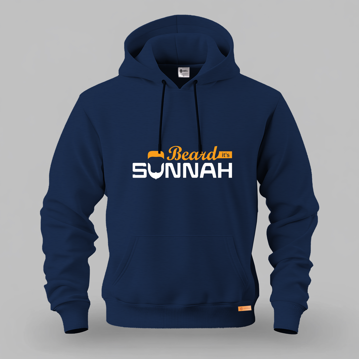 Beard Its Sunnah Kangaroo Hoodie