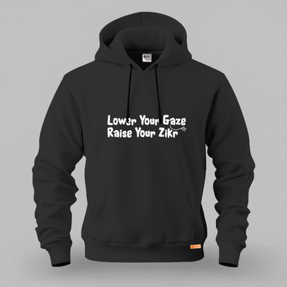 Lower Your Gaze, Raise Your Zikr Kangaroo Hoodie