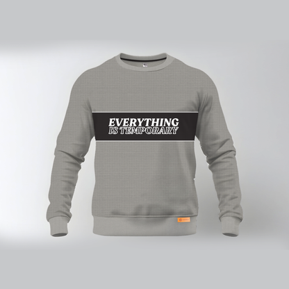 Everything is Temporary Thermal Waffle Shirt