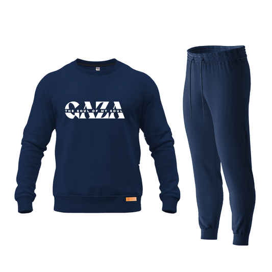 navy-blue Sweatshirts Track Suit