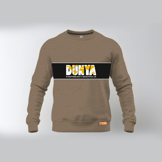 Dunya is Nothing But a Beautiful Lie Thermal Waffle Shirt