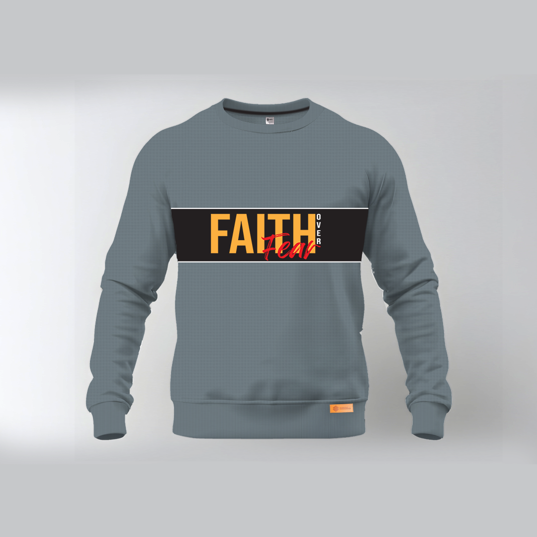 Faith Over Fear Thermal Waffle Shirt