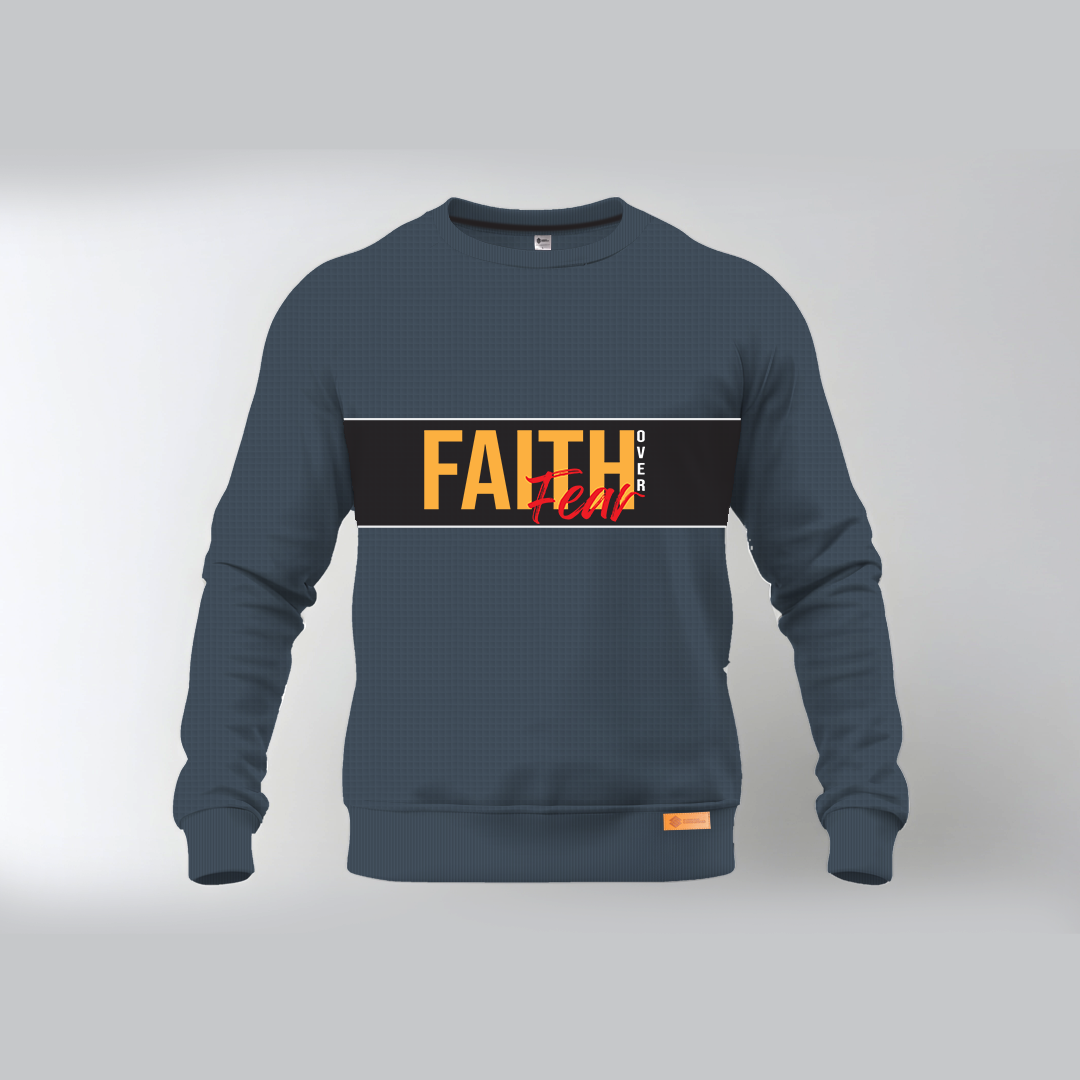 Faith Over Fear Thermal Waffle Shirt