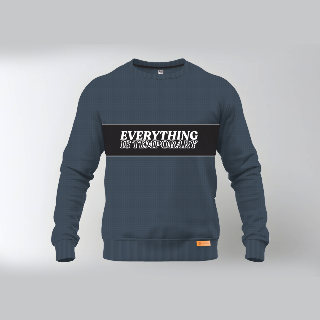 Everything is Temporary Thermal Waffle Shirt