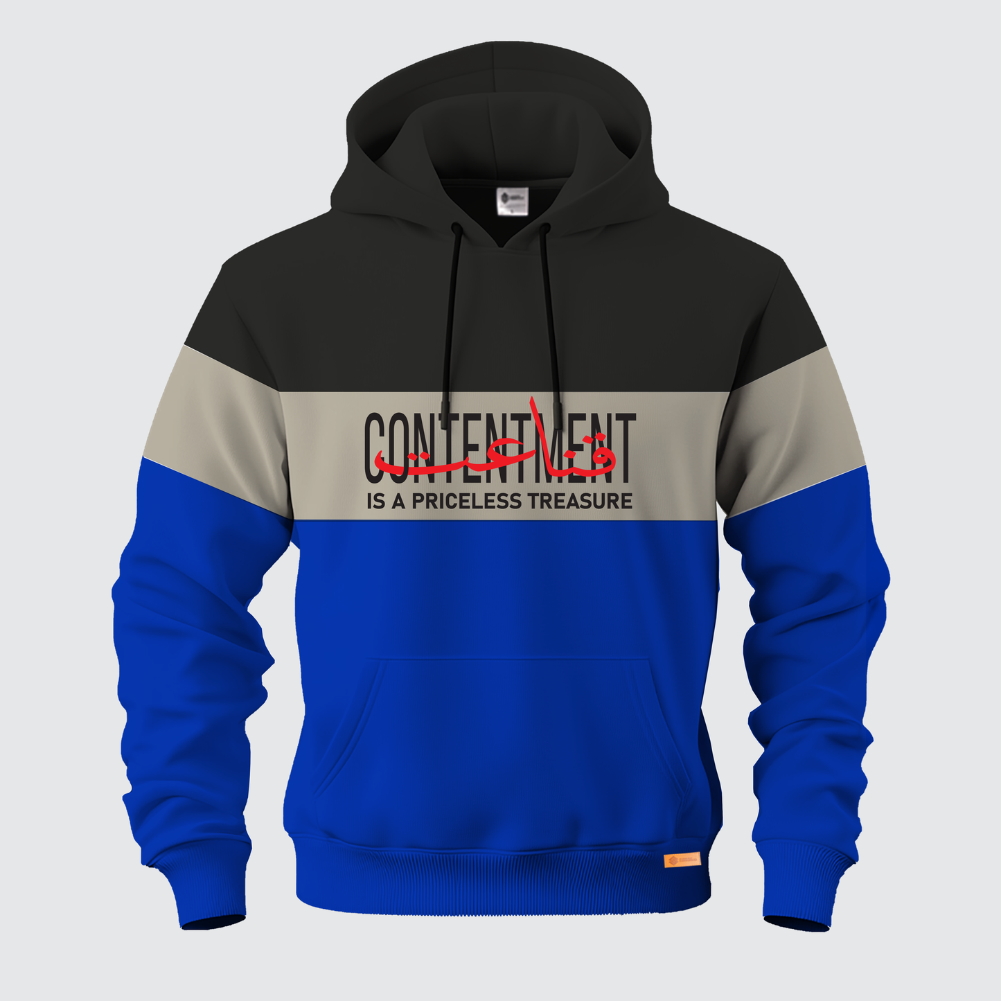 Contentment Is A Priceless Treasure  | Kangaroo Hoodies | Pre Winter Sale
