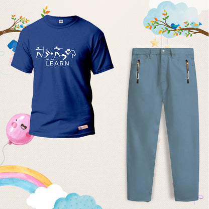 Combo Kids T-Shirt and Jeans Trouser