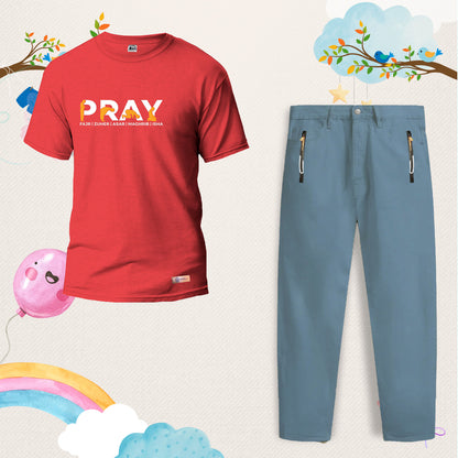Combo Kids T-Shirt and Jeans Trouser