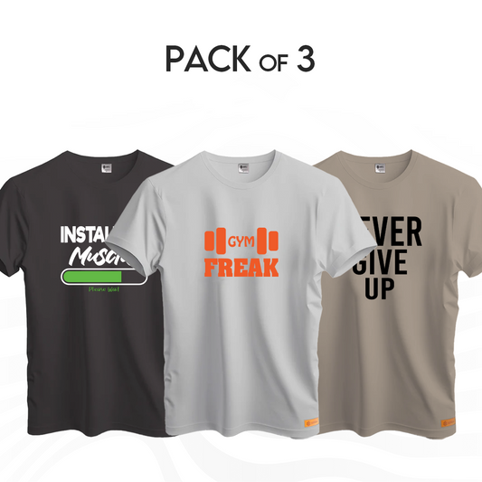 Pack of 3 Dry fit T-Shirts