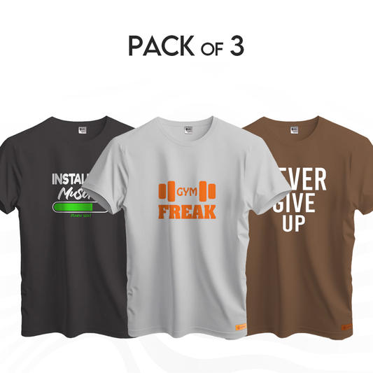 Pack of 3 Dry fit T-Shirts