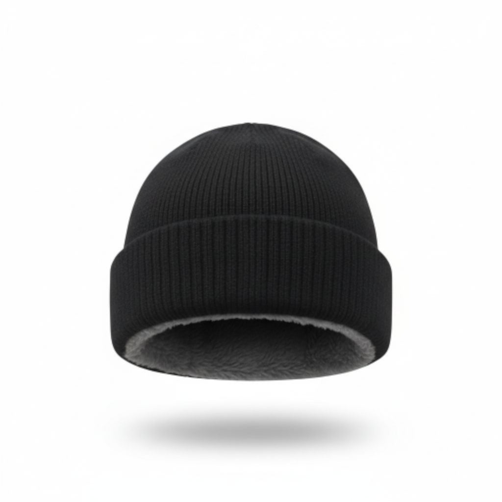 Knitted Beanie Cap | Fleece Fur Inside Unisex