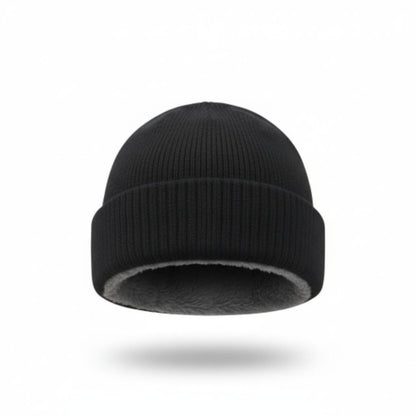 Knitted Beanie Cap | Fleece Fur Inside Unisex