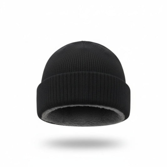 Knitted Beanie Cap | Fleece Fur Inside Unisex