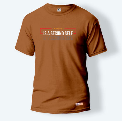 Brown Round Neck Shirt
