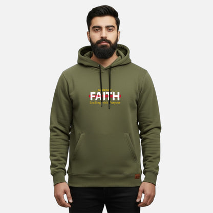 Guided By Faith Leading with Purpose | Kangaroo Hoodies