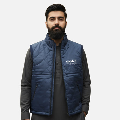 Navy Blue | Gilet Jacket