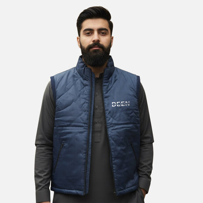 Navy Blue | Gilet Jacket
