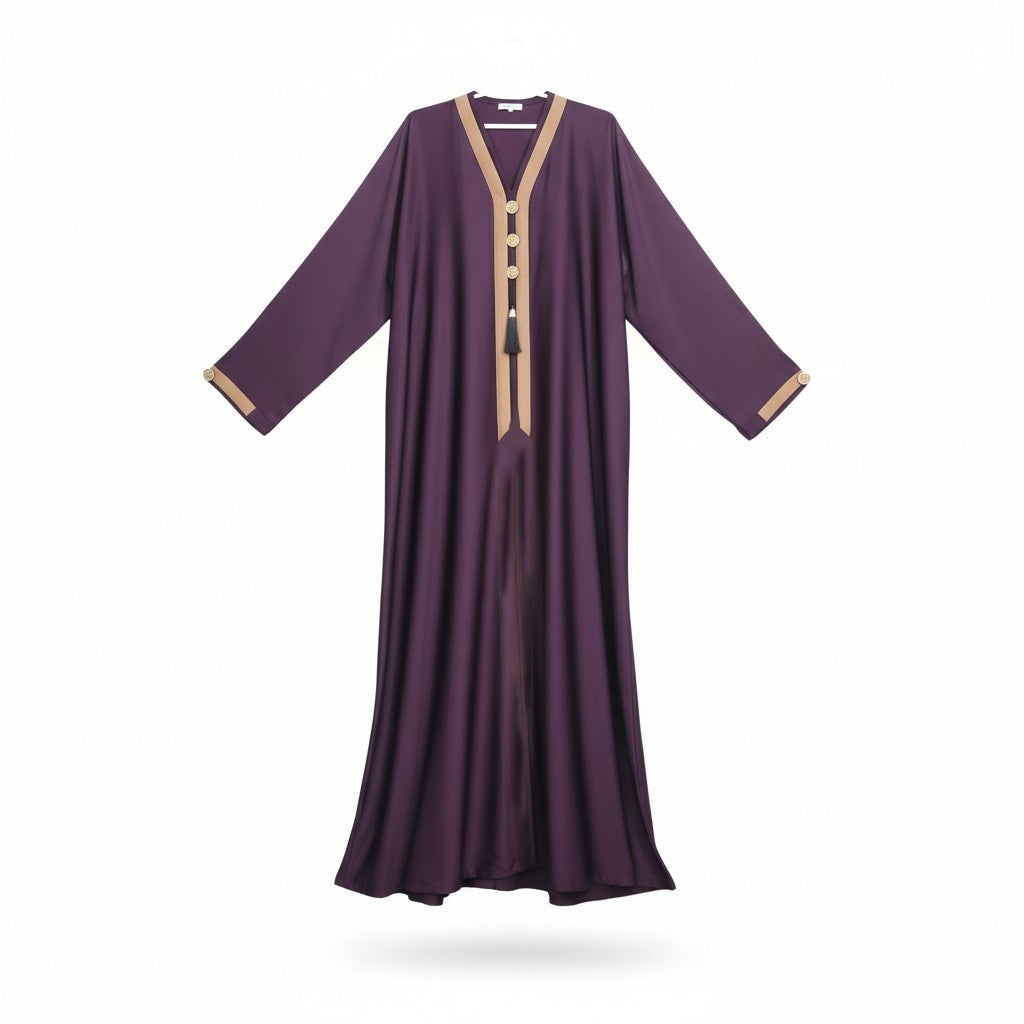 TikTok Front button Abaya