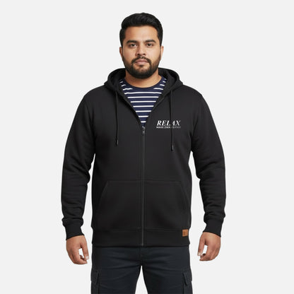 Relax Make Zikr No Fikr | Zipper Hoodie