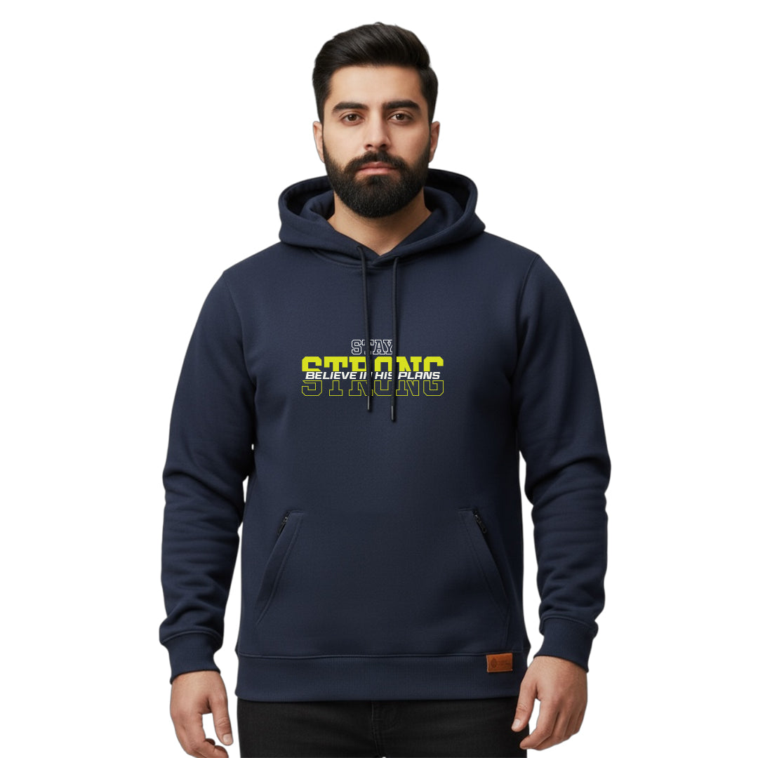 Stay Strong Believe in his Plans | Kangaroo Hoodies
