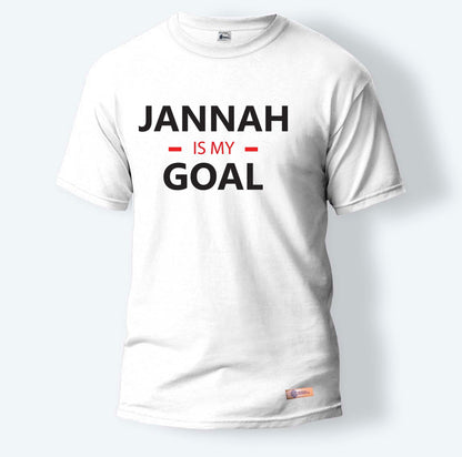 Jannah Is My Goal | Round Neck T-Shirt for Men