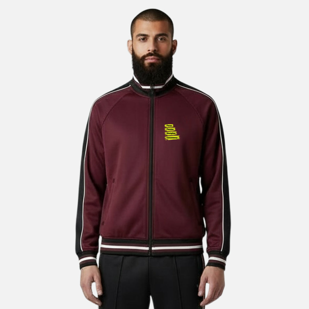 Maroon Black | Tracksuit