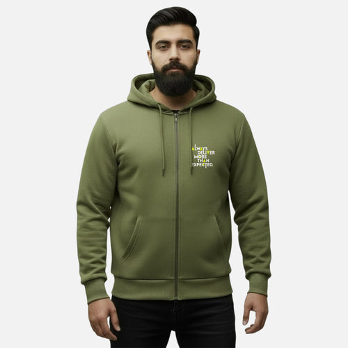 Always Deliver More Than Expected. | Zipper Hoodie Hover