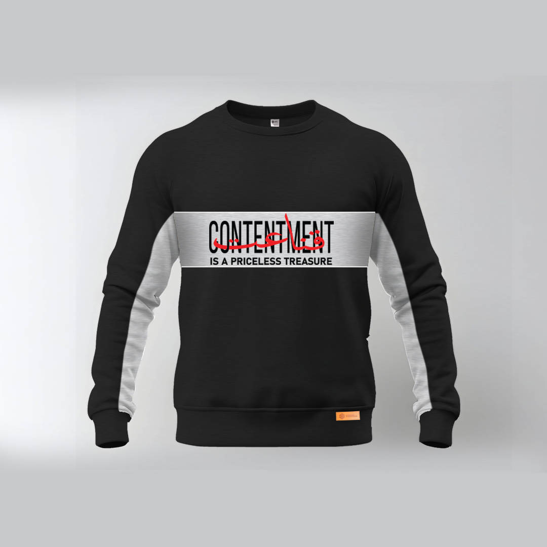 Contentment is a priceless treasure Sweatshirts