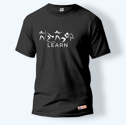 Learn | Round Neck T-Shirt for Men