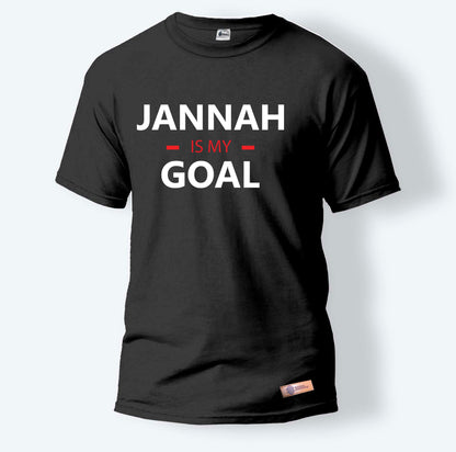 Jannah Is My Goal | Round Neck T-Shirt for Men