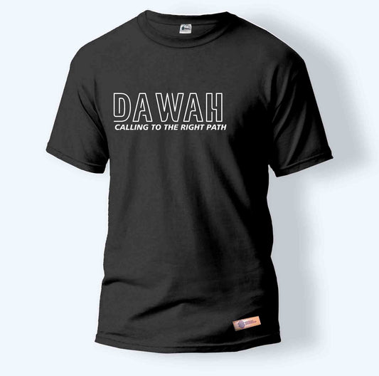 Dawah Calling to the Right Path | Round Neck T-Shirt for Men