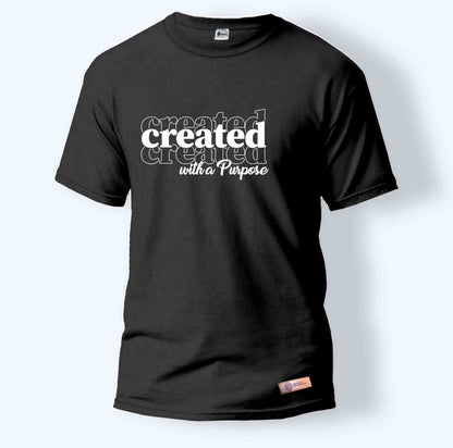 Created with a Purpose | Round Neck T-Shirt for Men
